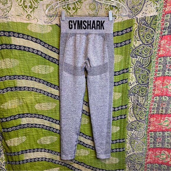 Gymshark Charcoal Flex High Waisted Leggings Size Small - Picture 7 of 14